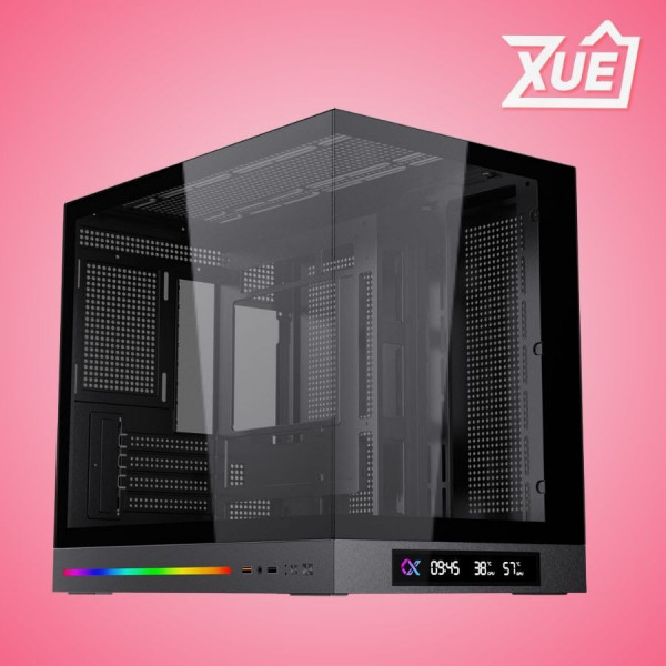 CASE XIGMATEK CLOUD M DGT BLACK (MATX/ MÀU ĐEN) - NO FAN