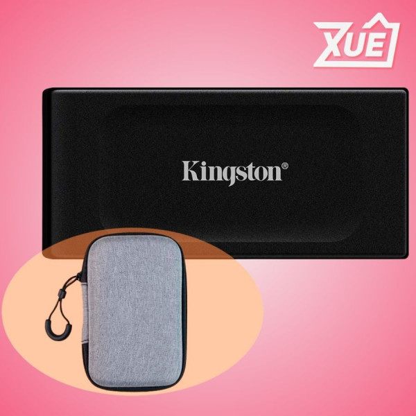 Ổ CỨNG DI ĐỘNG SSD KINGSTON XS1000 1TB BLACK (USB 3.2 GEN 2 / 1,050MB/S READ, 1,000MB/S WRITE) _ SXS1000/1000GA