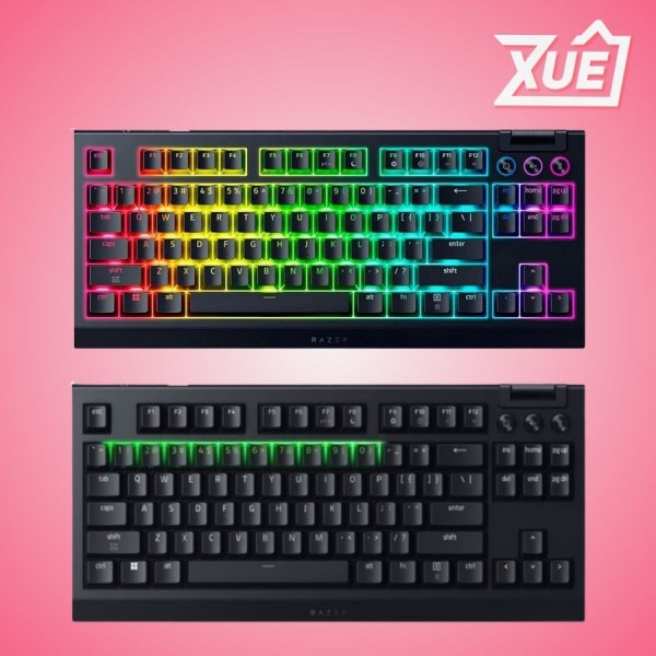 BÀN PHÍM CƠ RAZER BLACKWIDOW V4 TENKEYLESS HYPERSPEED ORANGE SWITCH