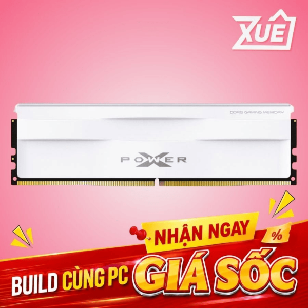 RAM SILICON POWER 16G 5200 DDR5 RGB XPOWER WHITE
