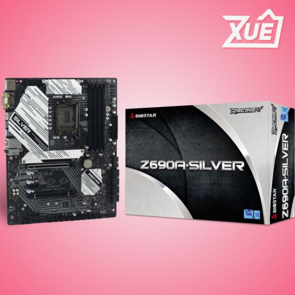 MOTHERBOARD BIOSTAR Z690A - SILVER