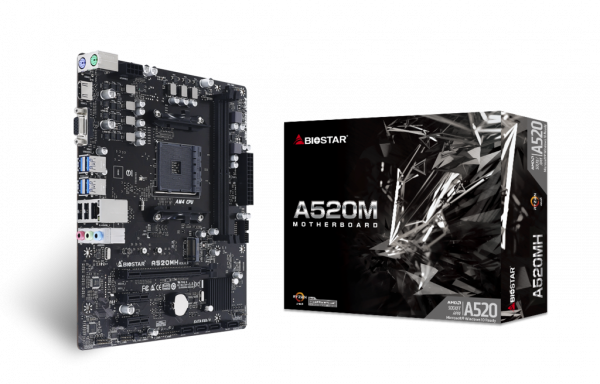 MAINBOARD A520 BIOSTAR | DDR4 M-ATX AM4 | A520 |