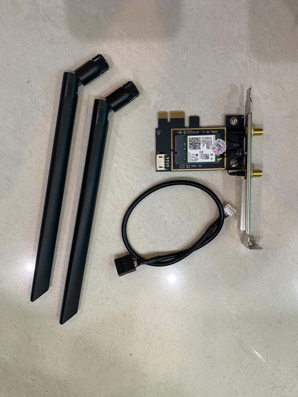 CARD WIFI CHO MÁY BÀN INTEL 8260-8265 CHUẨN WIFI AC CÓ BLUETOOTH 4.2