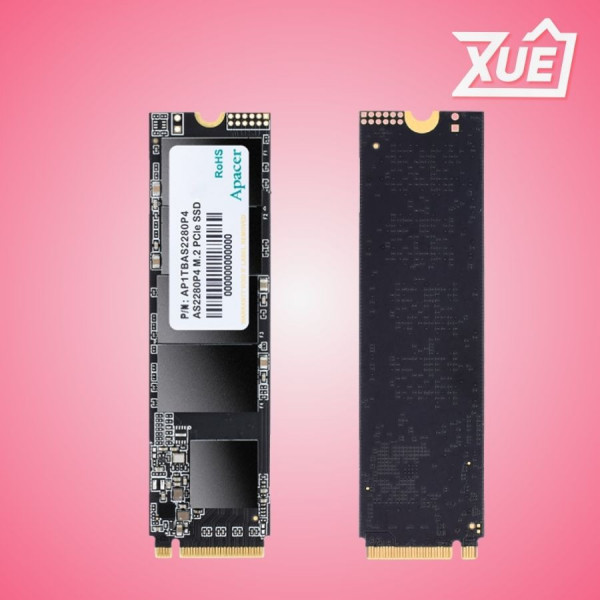 Ổ CỨNG SSD APACER 256GB AS2280P4 M.2 NVME PCIE GEN 3 X4 (AP256GAS2280P4-1)