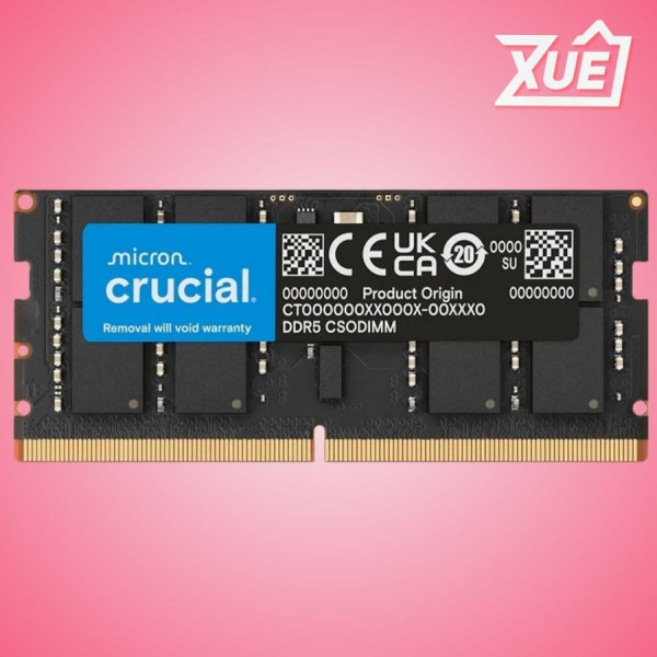 RAM LAPTOP CRUCIAL 16GB DDR5 BUS 6400 (CT16G64C52CS5)