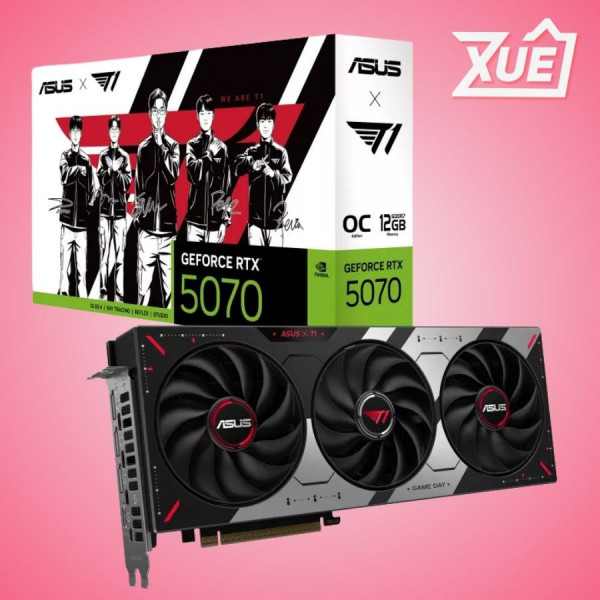 VGA ASUS T1 GEFORCE RTX 5070 12GB GDDR7 OC EDITION (T1-RTX5070-O12G-GAMING)