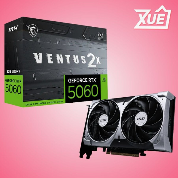 VGA MSI GEFORCE RTX 5060 8G VENTUS 2X OC V1