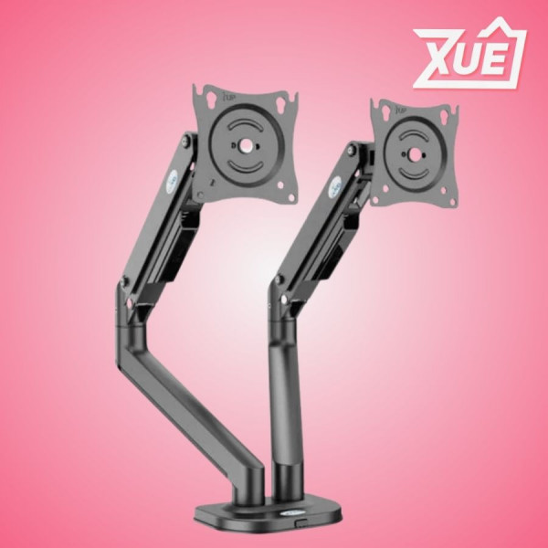 GIÁ TREO MÀN ZENO M8D-B ĐEN (17-32 INCH - ARM ĐÔI)	