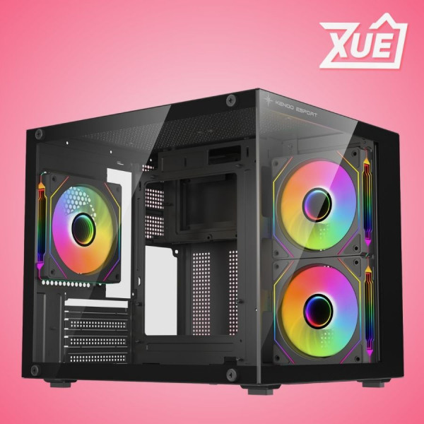 VỎ CASE KENOO ESPORT MCK100 M-ATX ĐEN