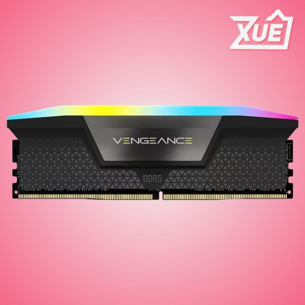 RAM CORSAIR VENGEANCE RGB 16GB (1X16GB) DDR5 6000 INTEL XMP AMD EXPO CMH16GX5M1D6000Z38
