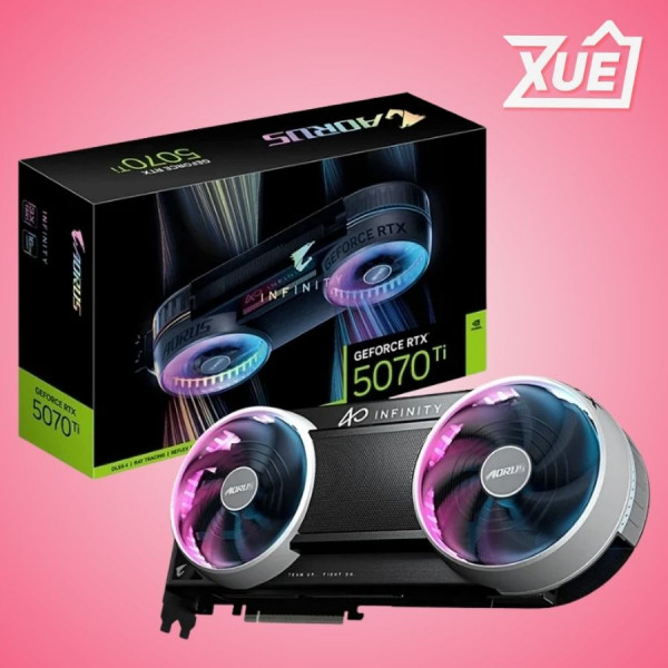 VGA GIGABYTE AORUS GEFORCE RTX 5070TI INFINITY 16G (N507TAORUS IF-16GD)