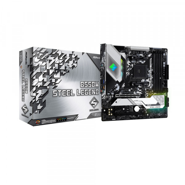 MAINBOARD ASROCK B550M STEEL LEGEND