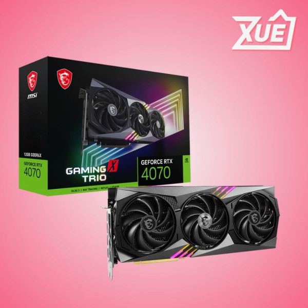 CARD MÀN HÌNH MSI RTX 4070 GAMING X TRIO 12G