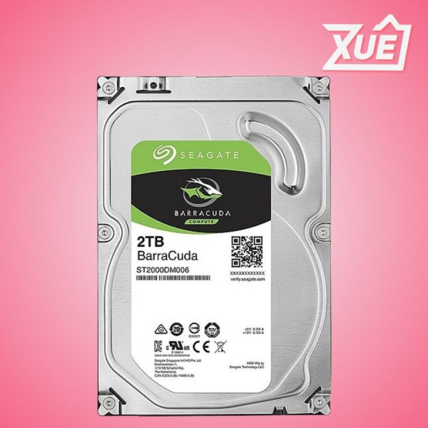 Ổ CỨNG HDD SEAGATE BARRACUDA 2TB 3.5 INCH 7200RPM, SATA, 256MB CACHE (ST2000DM008)