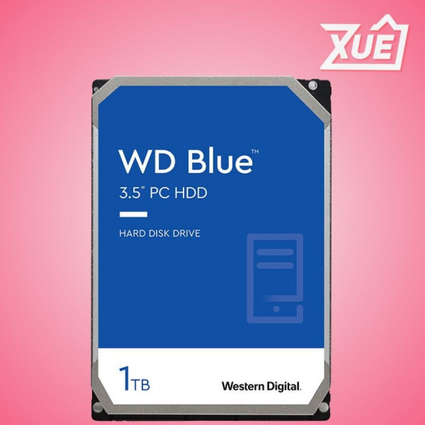 Ổ CỨNG HDD WD 1TB BLUE 3.5 INCH, 7200RPM, SATA, 64MB CACHE (WD10EZEX)
