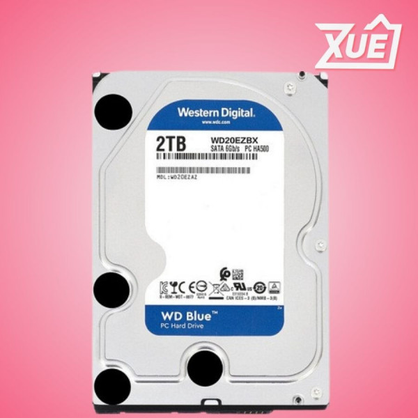 Ổ CỨNG HDD WD 2TB BLUE 3.5 INCH, 7200RPM, SATA, 256MB CACHE (WD20EZBX)