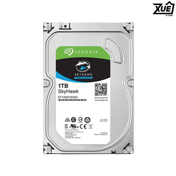 Ổ CỨNG HDD SEAGATE SKYHAWK 1TB 3.5 INCH, 5900RPM, SATA, 64MB CACHE (ST1000VX005)