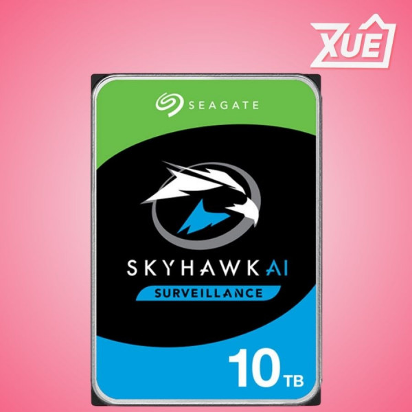 Ổ CỨNG HDD SEAGATE SKYHAWK AI 10TB 3.5 INCH, 7200RPM, SATA, 256MB CACHE (ST10000VE001)