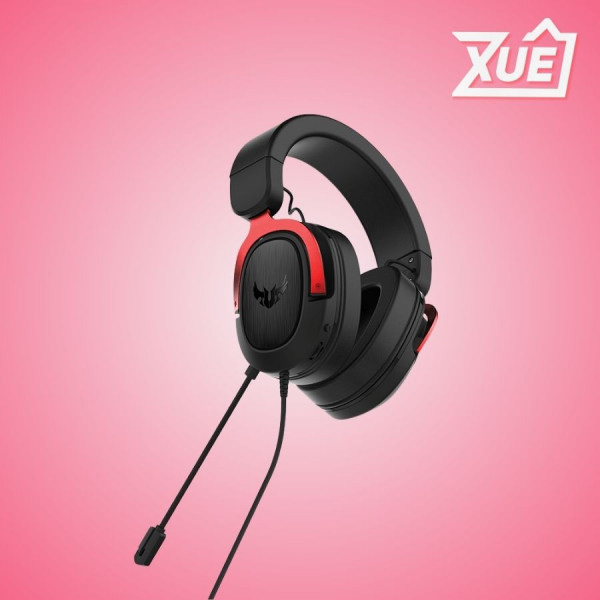 TAI NGHE CHƠI GAME ASUS TUF GAMING H3 RED ĐEN ĐỎ