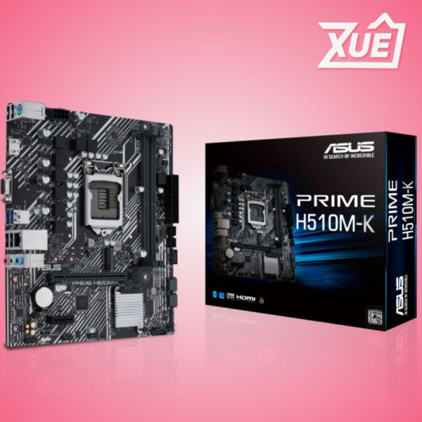 MAINBOARD ASUS PRIME H510M-K (INTEL H510, SOCKET 1200, M-ATX, 2 KHE RAM DDR4)