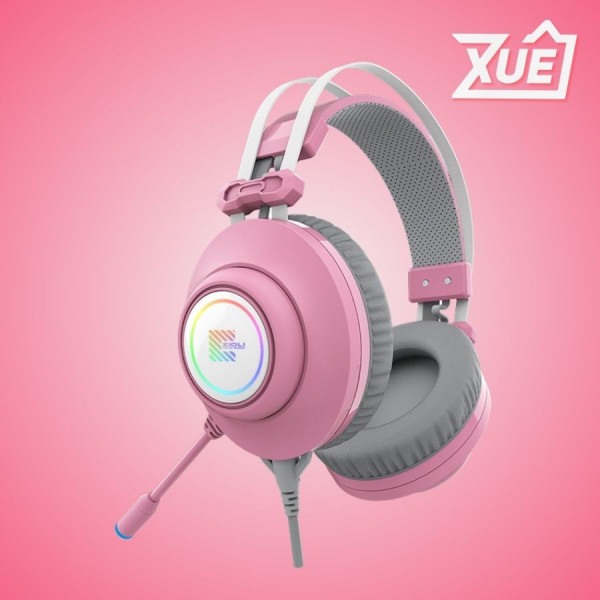 TAI NGHE ZIDLI SCORE SH320V PINK (7.1, USB, RGB)
