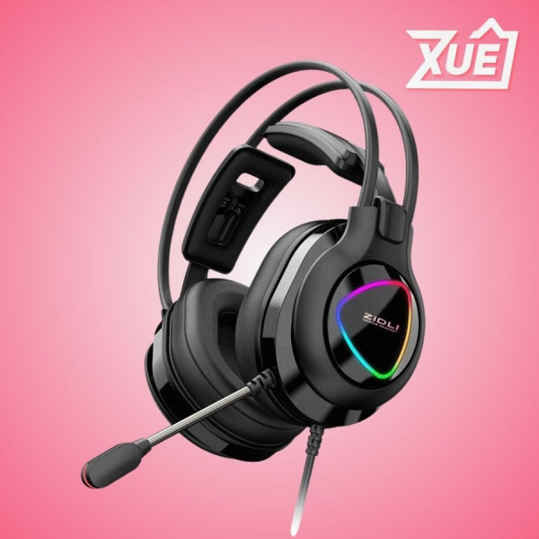 TAI NGHE ZIDLI ZH-A10 7.1 REAL, USB, RGB 16.8 TRIỆU MÀU