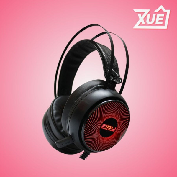 TAI NGHE ZIDLI ZH12S LED 7 MÀU USB BLACK