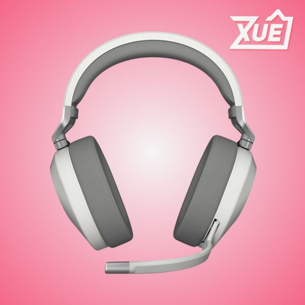 TAI NGHE GAMING KHÔNG DÂY CORSAIR HS65 WIRELESS WHITE CA-9011286-AP