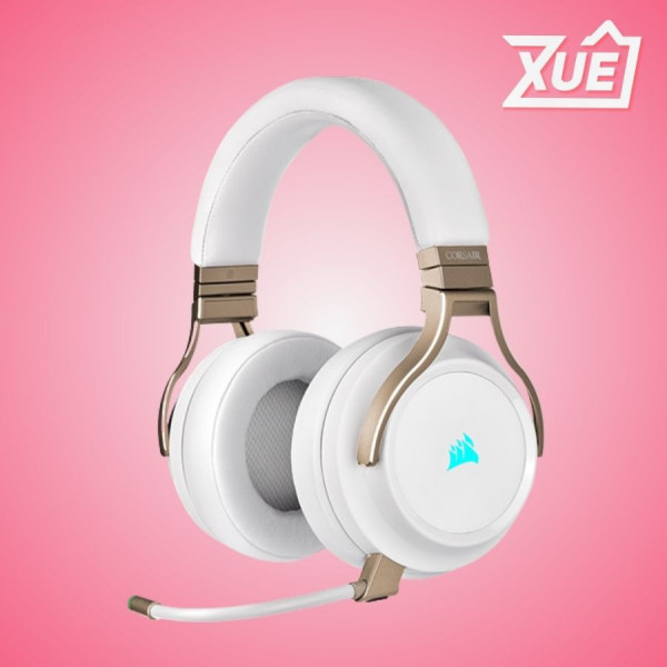 TAI NGHE KHÔNG DÂY CORSAIR VIRTUOSO RGB PEARL - CA-9011224-AP