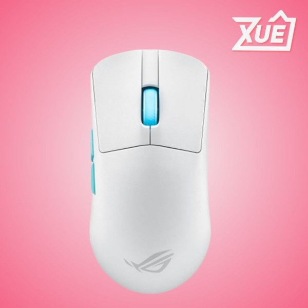 CHUỘT GAMING KHÔNG DÂY ASUS ROG HARPE ACE AIM LAB EDITION-MOONLIGHT WHITE _ 90MP02W0-BMUA10