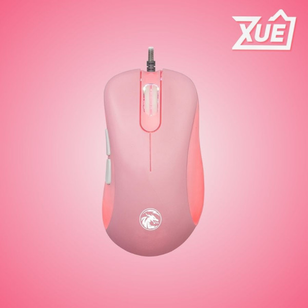 CHUỘT EDRA EM660 PRO FPS (USB/A3389/HỒNG)