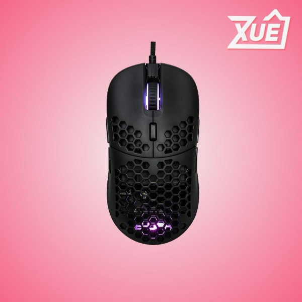 CHUỘT E-DRA EM618 ĐEN (USB/RGB/HUANO20M/AVAGO3327/12400DPI)