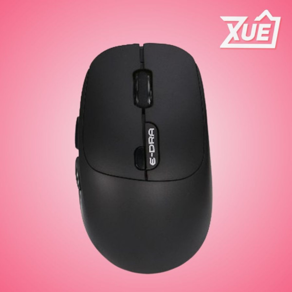 CHUỘT KHÔNG DÂY EDRA EM605W MÀU ĐEN (BLUETOOTH, 2.4GHZ)