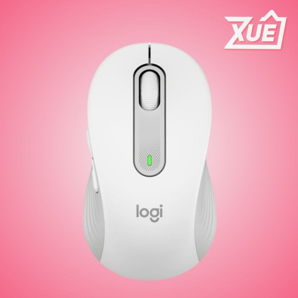 CHUỘT KHÔNG DÂY LOGITECH M650 SIGNATURE OFF-WHITE (USB/BLUETOOTH/PIN AA/TRẮNG)