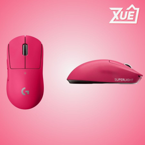 CHUỘT GAME KHÔNG DÂY LOGITECH PRO X SUPERLIGHT MAGENTA (USB/RGB/HỒNG)