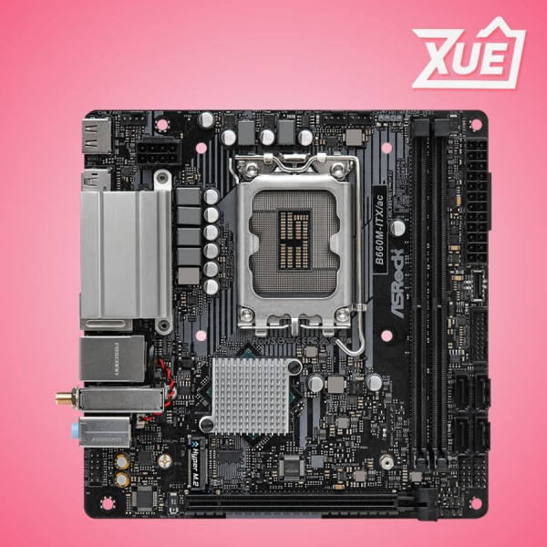 MAINBOARD ASROCK B660M-ITX/AC ( INTEL B660/ INTEL LGA 1700/ 2 KHE RAM)