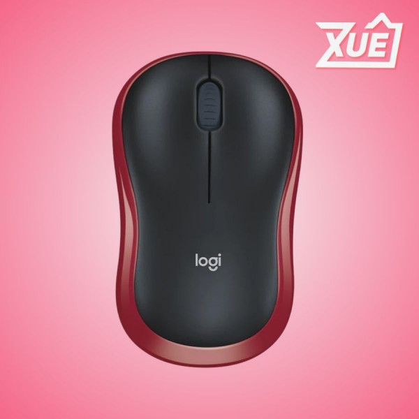 CHUỘT KHÔNG DÂY LOGITECH M185 ĐỎ ĐEN 910-002503