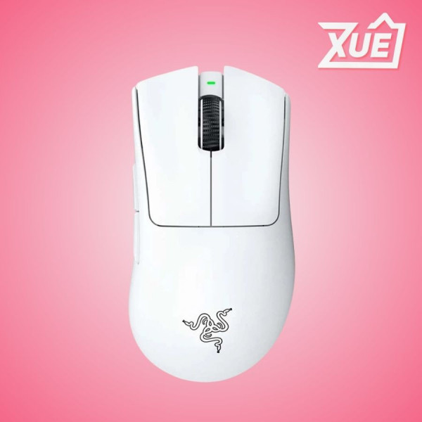 CHUỘT GAME KHÔNG DÂY RAZER DEATHADDER V3 PRO-ERGONOMIC WHITE (RZ01-04630200-R3A1)