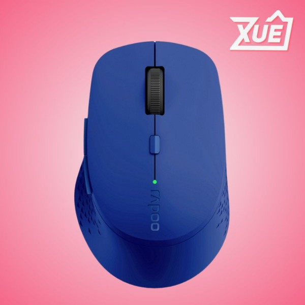 CHUỘT KHÔNG DÂY RAPOO M300 SILENT MÀU XANH (WIRELESS, BLUETOOTH)