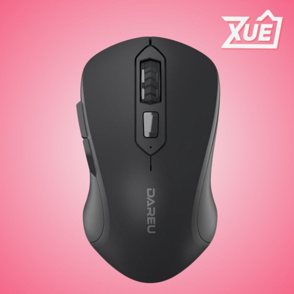 CHUỘT KHÔNG DÂY DAREU LM115B BLACK (BLUETOOTH + WIRELESS)