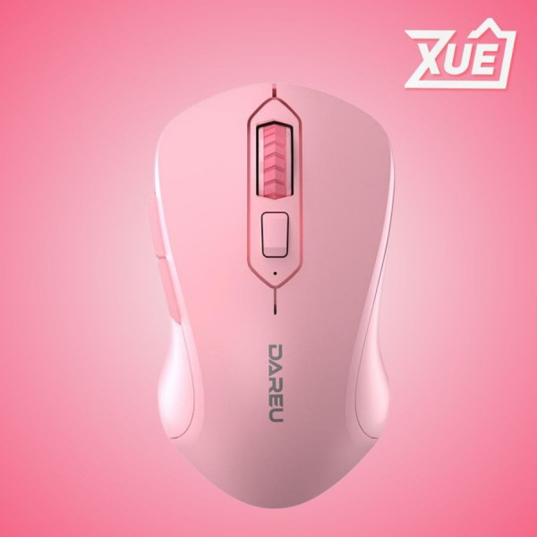 CHUỘT KHÔNG DÂY DAREU LM115B PINK (BLUETOOTH + WIRELESS)