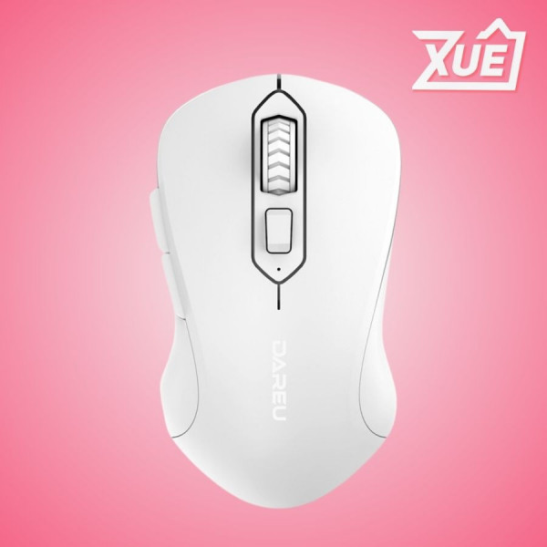 CHUỘT KHÔNG DÂY DAREU LM115G TRẮNG (USB)