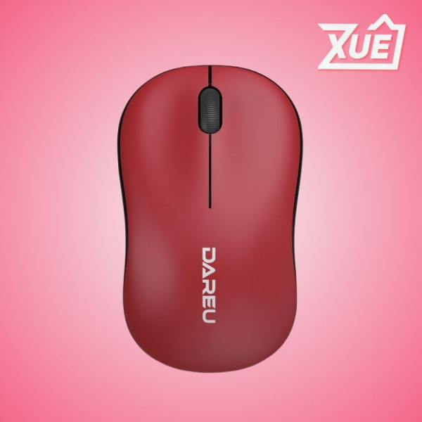 CHUỘT KHÔNG DÂY DAREU LM106G RED (USB)