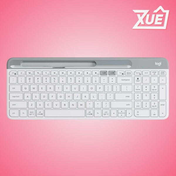 BÀN PHÍM KHÔNG DÂY LOGITECH K580 PALE GREY (USB/BLUETOOTH/TRẮNG)