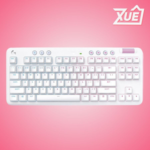 BÀN PHÍM GAME KHÔNG DÂY LOGITECH G715 TKL RGB AURORA OFF WHITE TACTILE (920-010467)
