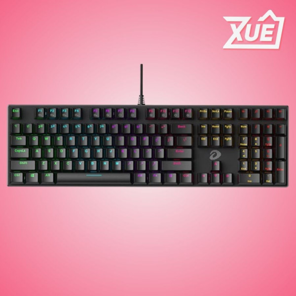 BÀN PHÍM CƠ DAREU EK810 MULTI-LED BLACK (USB/MULTI LED/RED SWITCH)