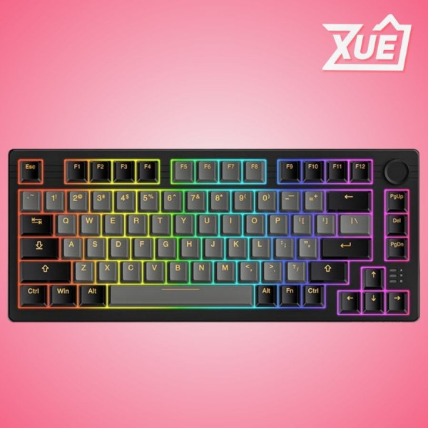 BÀN PHÍM CƠ DAREU EK75 PRO TRI-MODE BLACK-GOLDEN _DREAM SWITCH