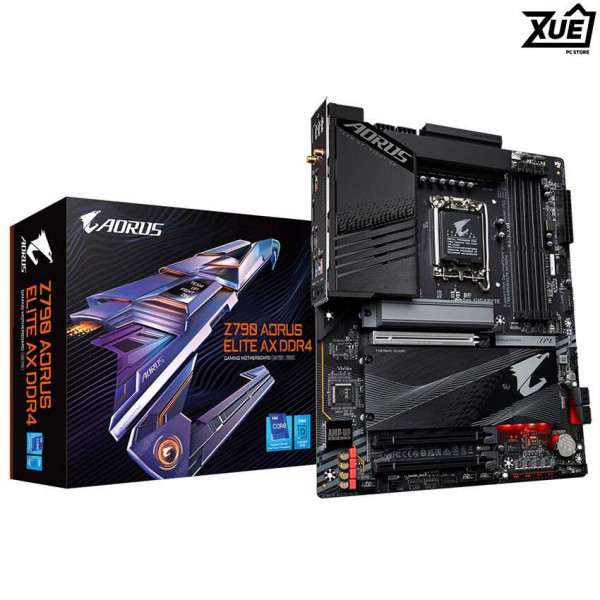 BO MẠCH CHỦ GIGABYTE Z790 AORUS ELITE AX DDR4 (WIFI+BLUETOOTH)