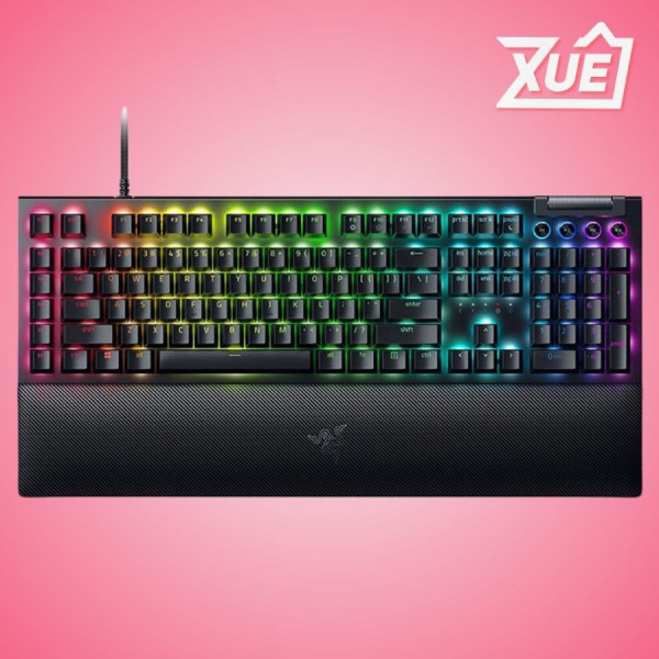 BÀN PHÍM CƠ GAMING CÓ DÂY RAZER BLACKWIDOW V4 - GREEN SWITCH  RZ03-04690100-R3M1