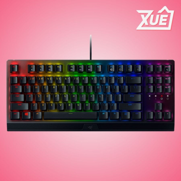 BÀN PHÍM CƠ RAZER BLACKWIDOWS V3 TENKEYLESS (USB/RGB/GREEN SWITCH/ĐEN) (RZ03-03490100-R3M1)